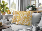 Gorgi Zebra Print Indoor/Outdoor Reversible Square Pillow