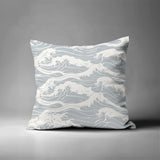 Copley Ocean Waves Square Indoor/Outdoor Throw Pillow