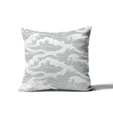 Copley Ocean Waves Square Indoor/Outdoor Throw Pillow