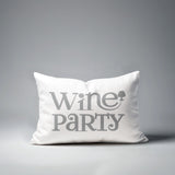 Fairfield Wine Party Lumbar Indoor/Outdoor Throw Pillow