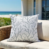 Fischer Coral Reefs Square Indoor/Outdoor Throw Pillow