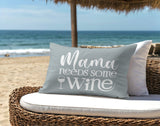 Fulham Mama Needs Lumbar Indoor/Outdoor Throw Pillow