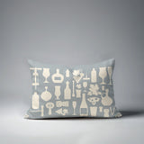 Hyatt Wine And Lumbar Indoor/Outdoor Throw Pillow
