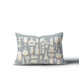Hyatt Wine And Lumbar Indoor/Outdoor Throw Pillow