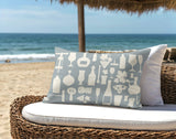 Hyatt Wine And Lumbar Indoor/Outdoor Throw Pillow