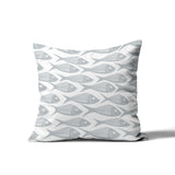 Kieran Fish Square Indoor/Outdoor Throw Pillow