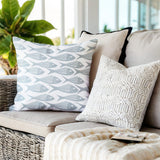 Kieran Fish Lumbar Indoor/Outdoor Throw Pillow