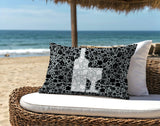 Lakefield Wine Bottle Lumbar Indoor/Outdoor Throw Pillow