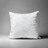 Madden Ocean Waves Square Indoor/Outdoor Throw Pillow