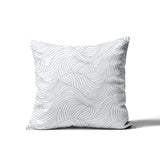 Madden Ocean Waves Square Indoor/Outdoor Throw Pillow