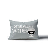 Marcelina Smile There's Lumbar Indoor/Outdoor Throw Pillow