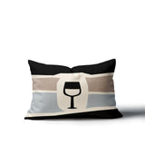 Molsley Wine Bottle Lumbar Indoor/Outdoor Throw Pillow