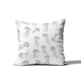 Octavian Jellyfish Square Indoor/Outdoor Throw Pillow
