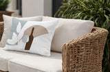 Potter Wine Glass Lumbar Indoor/Outdoor Throw Pillow