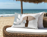 Potter Wine Glass Lumbar Indoor/Outdoor Throw Pillow