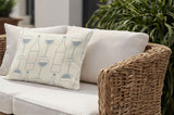 Purcill Wine Glass Lumbar Indoor/Outdoor Throw Pillow