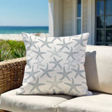 Theba Star Fish Square Indoor/Outdoor Throw Pillow