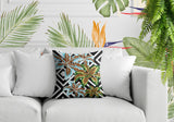 Hoku Floral Reversible Indoor/Outdoor Rectangle Pillow