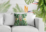 Kaimana Floral Reversible Indoor/Outdoor Square Pillow