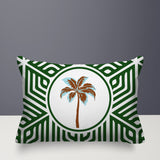 Leilani Palm Reversible Indoor/Outdoor Rectangle Pillow