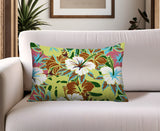 Malia Floral Reversible Indoor/Outdoor Rectangle Pillow