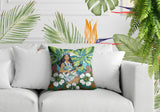 Moana Palm Reversible Indoor/Outdoor Square Pillow