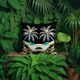 Groove Palm Reversible Indoor/Outdoor Rectangular Pillow