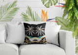 Groove Palm Reversible Indoor/Outdoor Rectangular Pillow