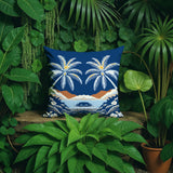 Groove Palm Reversible Indoor/Outdoor Rectangular Pillow