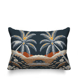 Groove Palm Reversible Indoor/Outdoor Rectangular Pillow