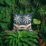 Groove Palm Reversible Indoor/Outdoor Rectangular Pillow