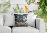 Groove Palm Reversible Indoor/Outdoor Rectangular Pillow