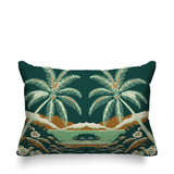 Groove Palm Reversible Indoor/Outdoor Rectangular Pillow