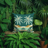 Groove Palm Reversible Indoor/Outdoor Rectangular Pillow