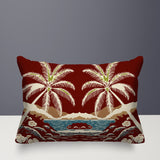 Groove Palm Reversible Indoor/Outdoor Rectangular Pillow