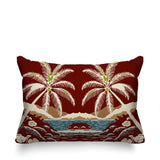 Groove Palm Reversible Indoor/Outdoor Rectangular Pillow