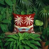Groove Palm Reversible Indoor/Outdoor Rectangular Pillow