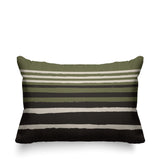 Groovelines Abstract Reversible Indoor/Outdoor Rectangular Pillow