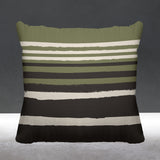 Groovelines Abstract Reversible Indoor/Outdoor Square Pillow