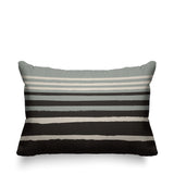 Groovelines Abstract Reversible Indoor/Outdoor Rectangular Pillow