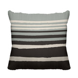 Groovelines Abstract Reversible Indoor/Outdoor Square Pillow