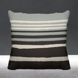 Groovelines Abstract Reversible Indoor/Outdoor Square Pillow