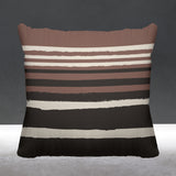 Groovelines Abstract Reversible Indoor/Outdoor Square Pillow