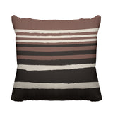 Groovelines Abstract Reversible Indoor/Outdoor Square Pillow