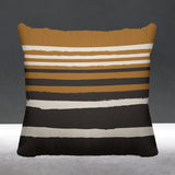 Groovelines Abstract Reversible Indoor/Outdoor Square Pillow