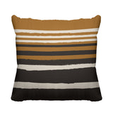 Groovelines Abstract Reversible Indoor/Outdoor Square Pillow