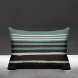 Groovelines Abstract Reversible Indoor/Outdoor Rectangular Pillow
