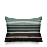 Groovelines Abstract Reversible Indoor/Outdoor Rectangular Pillow