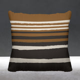 Groovelines Abstract Reversible Indoor/Outdoor Square Pillow
