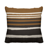 Groovelines Abstract Reversible Indoor/Outdoor Square Pillow